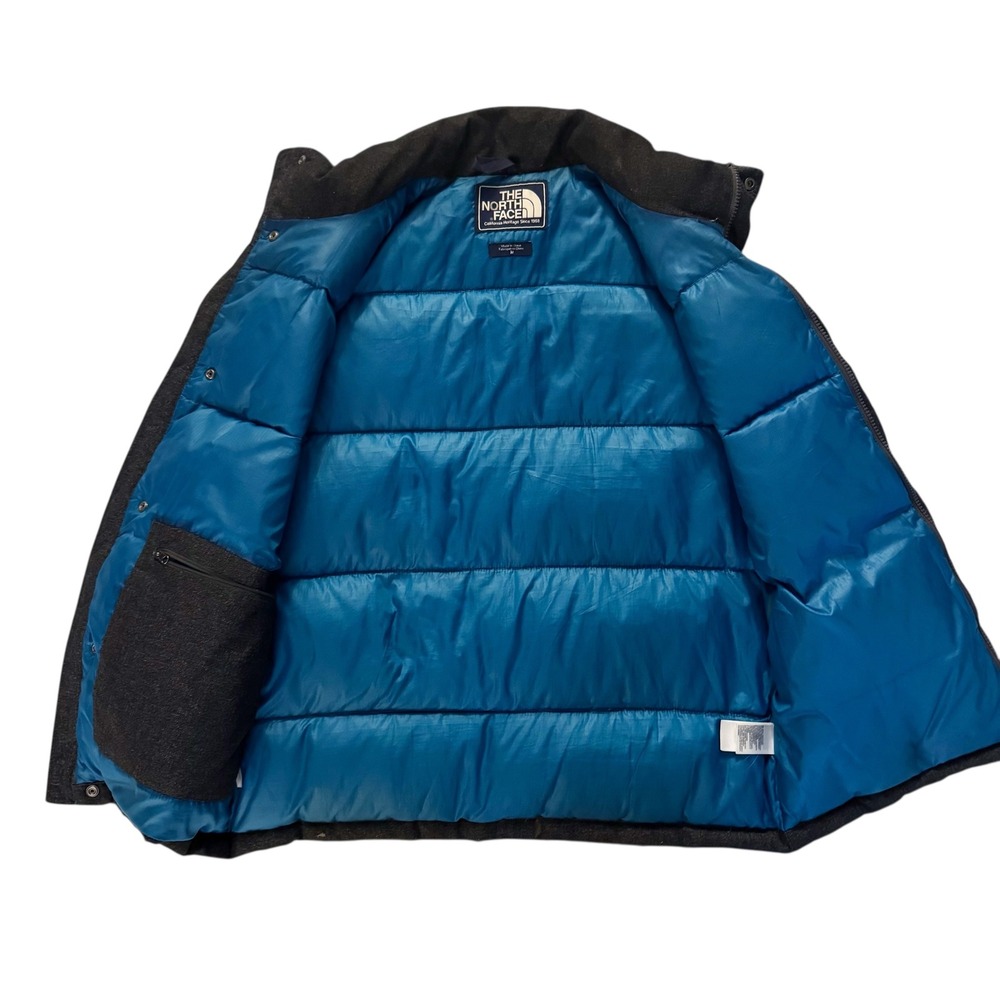The North Face Puffer Vest Goose Down Men's M Medium Grey zipper gorpcore winter - Picture 6 of 12